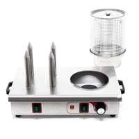 Хот дог машина с 4 шиша и стъклена вана