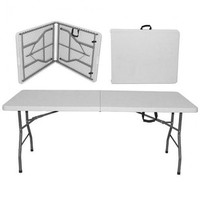 Сгъваема маса за кетъринг и градина 180x75см