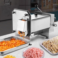 Машина за рязане на кубчета за зеленчуци и плодове - електрическа професионална