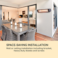 Стенен инфрачервен нагревател 2400W