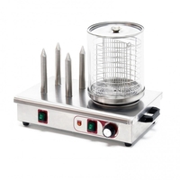 Хот дог машина с 4 шиша и стъклена вана