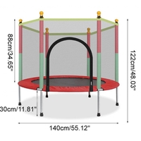 Детски батут 140 см с мрежа