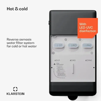 Пречиствател на вода Klarstein, 5-степенна филтрация, обем 6 л, 6 темп
