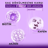 BioBlas шампоан против косопад с биотин, кофеин, аргинин и B19 фитокомплекс