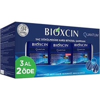 Сет Bioxcin Quantum шампоан за суха и нормална коса с пептиди 3х300ml