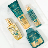 Bioxcin възстановяващ шампоан с кератин и арган – за суха и увредена коса, 300мл.