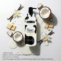 Morfose Milk Therapy шампоан с млечни протеини за суха и увредена коса, 1000мл