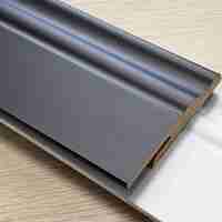 MDF перваз AGT Soft Touch Black 100x16x2800