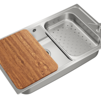 Иноксова мивка за вграждане BIG BOWL 80 1C PLUS (Bahia PLUS)