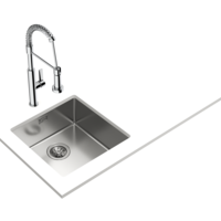 Подплотова иноксова мивка Be Linea RS15 40.40