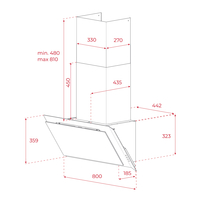 Абсорбатор Teka DVI 88 Infinity G1 черен мат