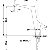 Смесител Teka SENSE SE 915