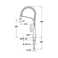 Смесител Teka FO 997 ЧЕРЕН
