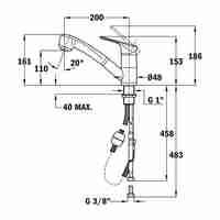 Смесител Teka MT Plus 978 Pull-out