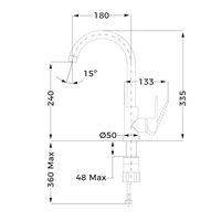 Смесител Teka IN 915 ИНОКС