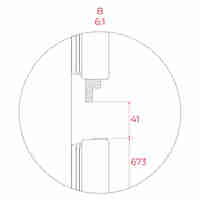 Комбиниран хладилник с фризер за вграждане Teka RBF 78780 FI WH, Full No Frost, 70 см