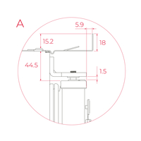 Фризер за вграждане Teka RSF 73385 FI, Total No Frost, с режим фризер/хладилник