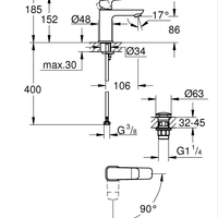 Смесител за умивалник Grohe Dice S