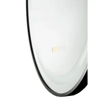 LED огледало Ф60 с черна рамка
