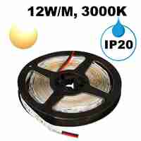 LED ЛЕНТА, 12W/M, 3000K, 12V DC, SMD3014, 120 LEDS/M