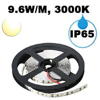 LED ЛЕНТА, 9.6W/M, 3000K, 12V DC, SMD2835, 120 LEDS/M, IP65