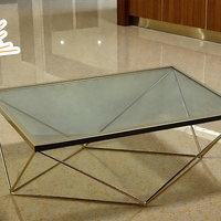 Стъклена Масичка С Метал (4729473)