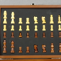 Шахматна дъска с комплект фласк и чаши (4805722)