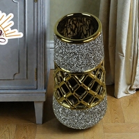 Керамична Ваза С Камъни (7748265)