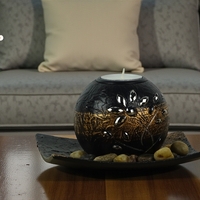 Свещник с камъни (0472638)