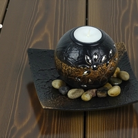 Свещник с камъни (0472638)