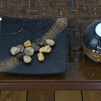 Свещник с камъни (0472639)