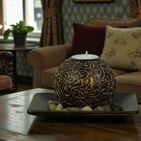 Свещник с камъни (0472639)