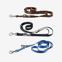 Ferplast Повод за куче CLUB GA20/200 - черен, кафяв, син