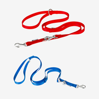 Ferplast Повод за куче CLUB GA15/200 - червен, син