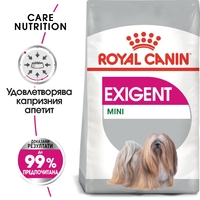 ROYAL CANIN® CCN MINI EXIGENT за кучета в зряла и напреднала възраст от дребни породи (от 1 до 10 кг) - над 10 месеца - кучета с капризен апетит