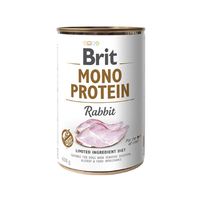 Brit Mono Protein Rabbit - консерва със заешко, 400 гр