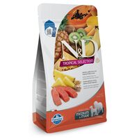 N&D Tropical Selection Dog Adult Medium & Maxi Salmon and Tropical fruits – суха храна за кучета над 1 година от средни и едри породи със сьомга, спелта, овес и тропически плодове