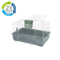 Клетка за гризачи EASY 80 бяло/сиво, 80/48,5/42 см