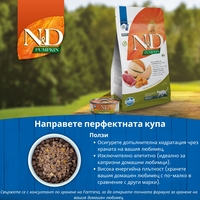 N&D Adult Cat Pumpkin Duck & Cantaloupe – суха храна за котки без зърнени култури, с патешко, тиква и пъпеш