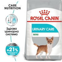 ROYAL CANIN® CCN MINI URINARY CARE за кучета в зряла възраст и напреднала възраст от дребни породи (от 1 до 10 кг) - над 10 месеца - с предразположеност към уринарна чувствителност