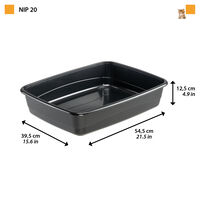 Котешка тоалетна без борд Ferplast LITTER TRAY NIP 20