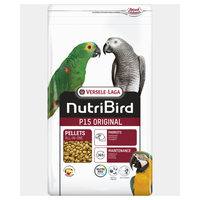 NUTRIBIRD P15 Original – Пълноценна екструдирана ежедневна храна за големи папагали, 1 кг