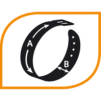 Ferplast Нашиийник за куче CLUB C40/70 - черен, син, червен