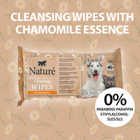 Мокри кърпички с лайка за кучета и котки Ferplast Naturé - 40 бр.