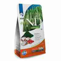 N&D Spirulina Herring & Wolfberry Adult Cat – суха храна без зърнени култури за котки над 1 година, с херинга, спирулина и годжи бери
