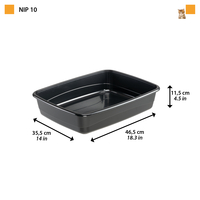 Котешка тоалетна без борд Ferplast LITTER TRAY NIP 10