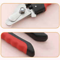 Нокторезачка за животни, с пила, ергономичен дизайн, неръждаема стомана, за малки кучета