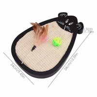 Драскало за коте под формата на мишка с топче