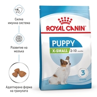 ROYAL CANIN® SHN X-SMALL PUPPY за подрастващи кучета от миниатюрни породи (тегло в зряла възраст до 4 кг) - до 10 месеца