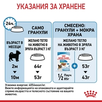ROYAL CANIN® SHN X-SMALL PUPPY за подрастващи кучета от миниатюрни породи (тегло в зряла възраст до 4 кг) - до 10 месеца